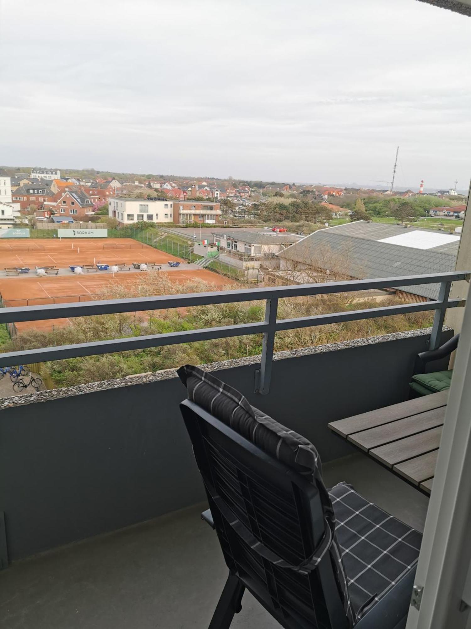 Strandkoje Im Haus Seeblick Bismarckstrasse Borkum Exterior foto