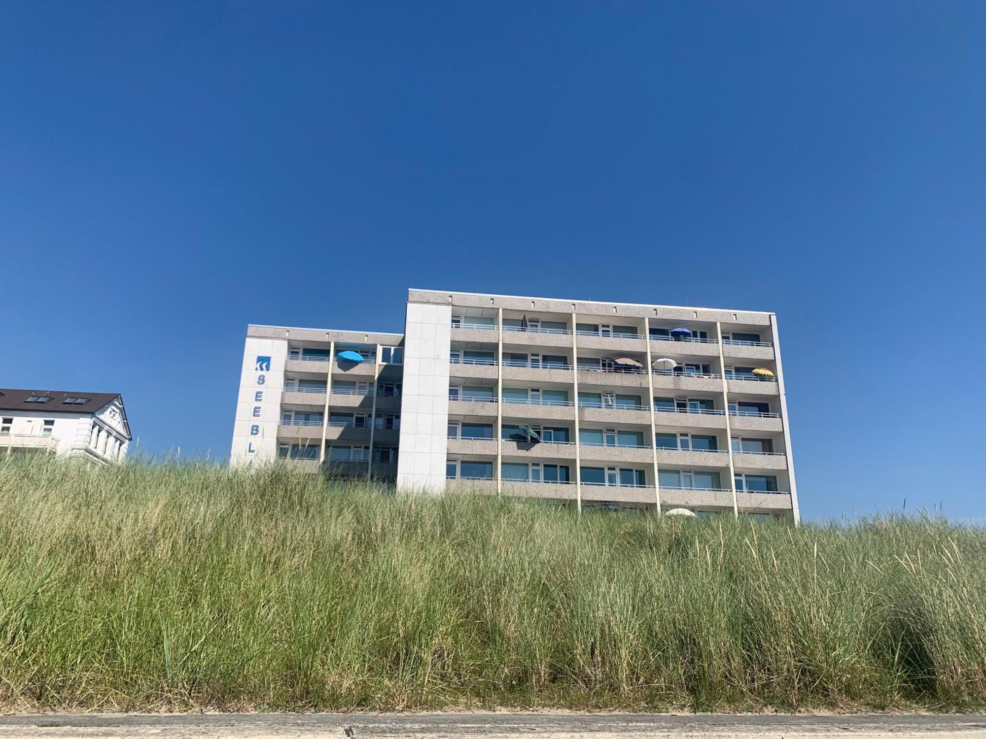 Strandkoje Im Haus Seeblick Bismarckstrasse Borkum Exterior foto